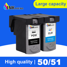 Cartucho de tinta PG-50 para impresora Canon PG50, CL51, Pixma, iP2200, iP6210D, iP6220D, MP150, MP160, MP170, MP180, MP450, MP460, MX310 2024 - compra barato