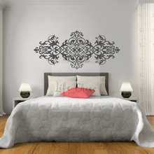 Adhesivo de pared decoración de dormitorio flor geométrica adhesivo artístico de pared diseño de mimbre papel tapiz creativo sala de estar vinilo murales AC052 2024 - compra barato