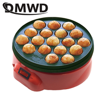 Dmwd-máquina elétrica de bolinho para takoyaki, antiaderente, chapa para assar ovos, codorna, 18 buracos, máquina de bolinho de polvo 2024 - compre barato