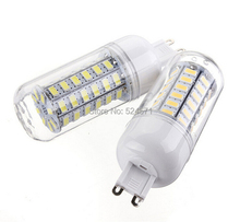 Lámpara de bombilla LED de maíz G9 SMD 5730, 11W, 56led, 220V, iluminación LED blanca/blanca cálida, luz LED G9 5730 2024 - compra barato