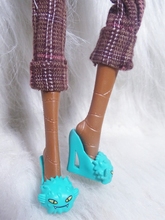 1/6 модная кукольная обувь, шлепанцы, детские игрушки, подарок для девочек, аксессуары для кукол, сандалии, обувь для куклы Monster High 2024 - купить недорого