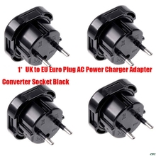 Travel UK to Europe European Plug AC Power Charger Adapter Converters Socket 2024 - buy cheap