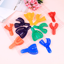 2Pcs Color Plastic Autoclavable Adult And Kid Dental Impression Tray For Dental Alginate Impression Material High Quality 2024 - buy cheap