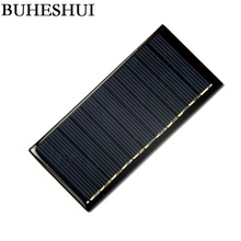 Миниатюрная солнечная панель BUHESHUI, 0,55 Вт, 5,5 В, поликристаллическая солнечная панель «сделай сам», солнечное зарядное устройство 95*44*3, эпоксидная смола, бесплатная доставка 2024 - купить недорого