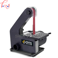 1 unidad 220 V 1 pulgada Mini máquina de cinta eléctrica máquina de molienda de carpintería 300 W máquina de lijado se puede ajustar 2024 - compra barato