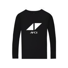 DJ avicii футболка для мужчин/женщин, модная футболка с длинными рукавами, весна-лето, уличная футболка, футболка в стиле хип-хоп, топы, брендовая одежда 2024 - купить недорого
