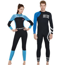 3mm Neoprene Wetsuits Full Body Suit Back Zipper Diving Snorkeling Surfing Scuba Wet Suit Black/Blue Long Sleeve Mens Womens 2024 - buy cheap