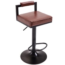 Cadeira de bar moderna, giratória, altura ajustável, 10 cores, com apoio para os pés, pneumático, para café 2024 - compre barato