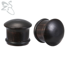 ZS-dilatadores de madera Unisex para oreja, Piercing corporal de 6-14mm, Piercing acampanado, 2 uds. 2024 - compra barato