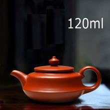 Gran oferta, Tetera Zhu Ni hecha a mano Xi Shi con Infusor de té, Tetera de arcilla roja, Tetera de porcelana de 120 ml, Tetera de cerámica china antigua, regalo 2024 - compra barato