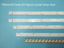 750mm10 lamp 6V LED LCD TV backlight general purpose lamp copper substrate TV lamp bar 2024 - buy cheap