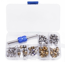 39Pcs R12 R134A Car Air Conditioning A/C Tire Valve Stem Core Remover Tool Kit 2024 - buy cheap