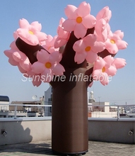New beautiful giant standing inflatable sakura flower inflatable cherry blossom flower tree for wedding party decoration 2024 - buy cheap