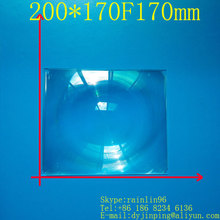 Free shipping PMMA fresnel lens size 200*170mm focal length 170mm high-power condenser Condenser ignition 2024 - buy cheap