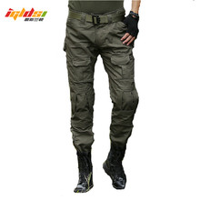 Брюки-карго мужские камуфляжные, армейские тактические штаны в стиле милитари, спецназ, брюки для страйкбола, пейнтбола, Узкие повседневные камуфляжные 2024 - купить недорого