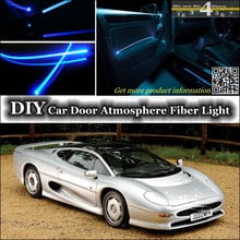 interior Ambient Light Tuning Atmosphere Fiber Optic Band Lights For Jaguar XJ220 Inside Door Panel illumination Not EL light 2024 - buy cheap
