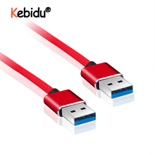 USB-кабель для USB-кабеля, кабель для передачи данных A, штекер-штекер USB 2,0, Удлинительный кабель для радиатора, жесткого диска, USB 2,0, универсальный удлинитель кабеля 2024 - купить недорого