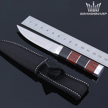 Мини-нож с фиксированным лезвием из нержавеющей стали для охоты, выживания, кемпинга, портативный карманный тактический нож, уличные ножи, инструменты для повседневного использования 2024 - купить недорого
