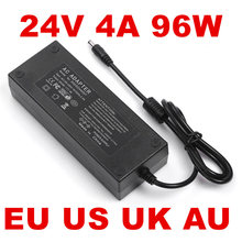 Adaptador de corriente 24V 96W 24v 4a 4000mA 24V 4A AC100-240V a enchufe DC US/EU/UK/AU 2024 - compra barato