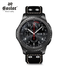 22mm Leather watch bandFor Samsung Gear S3 Frontier Classic Strap huami amazfit 2/1 huawei GT 2 galaxy watch 46mm 2024 - buy cheap