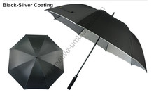 Diameter 130cm buy 3 pcs get 1 free pongee silver coating-2 times  golf umbrellas.fiberglass,auto open,anti static,anti thunder 2024 - buy cheap