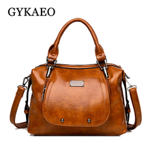 GYKAEO Designer Handbags High Quality Vintage Brown Large Capacity Tote Bag Ladies Casual Messenger Shoulder Bags Sac A Main 2024 - buy cheap