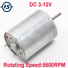 DC 3-12V RF-370 Motor With High Speed Mute Electric Motors For Airplane Model Aeromodelling DIY 5600RPM RF-370CA-15370 2024 - buy cheap