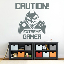 Pegatina de pared para Gamer, calcomanía personalizada para dormitorio de niños, calcomanía para videojuegos, decoración para habitación de niños, A11-028 2024 - compra barato