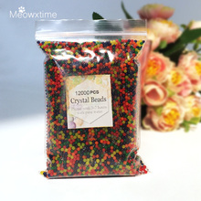 12000PCS/bag Water Beads Crystal Soil Hydrogel orbiz Balls Growing Gel Ball For Flowers Decorative Wedding Home Decor 2024 - купить недорого