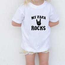 Rockfuturo star camiseta infantil unissex, camiseta de manga curta fashion tops para crianças verão 2024 - compre barato