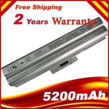 Silver Laptop Battery For Sony vgp-bps13/s BPS13 VAIO VGN-AW53FB VGN-AW73FB VGN-AW80S VGN-AW83FS VGN-AW83GS 2024 - buy cheap