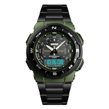 SKMEI-relojes deportivos de cuarzo para hombre, pulsera de acero inoxidable, resistente al agua, marca superior de lujo 2024 - compra barato