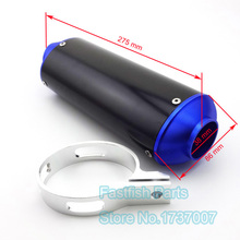 High Performance 38mm Blue CNC Exhaust Muffler For 50cc-125cc 140cc 150cc 160cc SSR YCF Thumpstar Pit Dirt Bikes 2024 - buy cheap