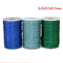 Waxed Cord Polyester Thread Cords Fabric String Strap for leather Necklace Rope Beads Making DIY Jewelry Cord 0.45 0.55 0.65mm 2024 - buy cheap