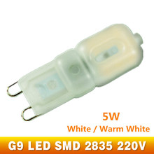 Bombilla LED G9, 5W, SMD2835, 2019-220 V, lámpara de araña, Luz cálida/fría, novedad de 240 2024 - compra barato