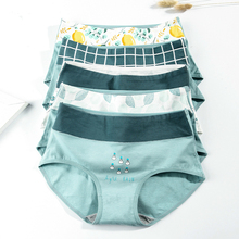 4pcs/lot Women's Panties Kawaii Lemon Pattern Cotton Underwear Gril Briefs Lingerie Ladies Underpants Intimate Female Panty 2024 - buy cheap