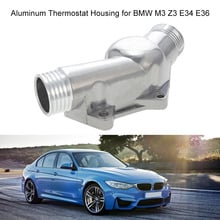 Aluminum Thermostat Housing Cover with Gasket for BMW M3 Z3 E34 E36 2024 - buy cheap