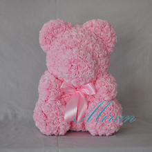 2020 подарок на день Святого Валентина PE светло-розовый цвет розовый медведь свадебный подарок подруге Подарок на годовщину (Бесплатный ленточный галстук на заказ) 2024 - купить недорого