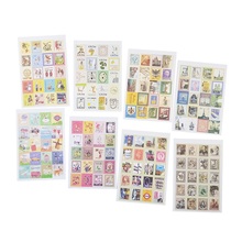 Pegatinas de sellos plegables Vintage, pegatinas multifunción para decoración de diario, álbum de recortes, 30 paquetes/lote 2024 - compra barato