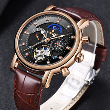 2019 LIGE Men Watch Mechanical Tourbillon Luxury Fashion Brand Leather Man Sport Watches Mens Automatic Watch Relogio Masculino 2024 - buy cheap