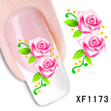 Amo o Design de Unhas De Transferência De Água Art Sticker Decalques Menina Mulheres Instrumentos de Manicure de Unhas Wraps Decalques Wholesalexf1173 2024 - compre barato