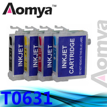 Aomya сменный многоразовый чернильный картридж для EPSON T0631-T0634 для EPSON STYLUS C67 C87 CX3700 CX4100 CX4700 2024 - купить недорого