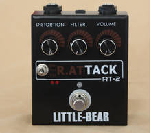 Little Bear 3 RAT Guitar Bass Distortion Effector effect Stomp Box Pedal LM308AN new 2024 - buy cheap