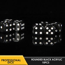 Dice Black 10pcs Game Club Bar Amusing Devil KTV Party Stimulating Poker 12mm Deluxe 2024 - buy cheap