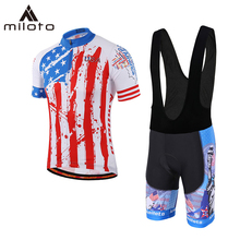 MILOTO Cycling Jersey Set Summer Cycling Set Racing Bicycle Clothing Suit Quick-Dry Mountain Bike Clothing Cycling Sportwears 2024 - buy cheap