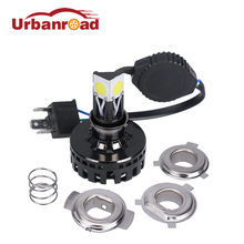 Fishberg H4 LED Motorcycle Headlight 6000K 2000LM 18W Hi/Lo Beam 12W Low Beam Conversion Kit DC 12V 24V 6-36V Headlamp 2024 - buy cheap