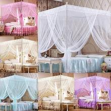 New Romantic Princess Lace Canopy Mosquito Net No Frame for Twin Full Queen King Bed Mosquito 2024 - buy cheap