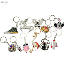 Cute Trinkets Keychain Crystal Inlay Elegant Ladies Handbag Keychain Car Pendant Clothing Pendant Animal Series Jewelry XDPQQ 2024 - buy cheap