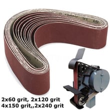 10Pcs Sanding Belts For Grinding Polishing Mixed 60/ 120/ 150/ 240 Grit 50 X 686 Mm 2024 - buy cheap