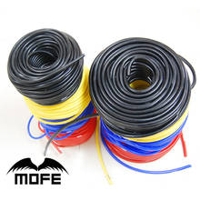 Car Styling 30Meter 4mm Silicone Vacuum Hose Tubing Black Blue 2024 - buy cheap